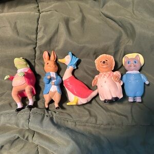 Peter Rabbit vintage mobile plastic animals
